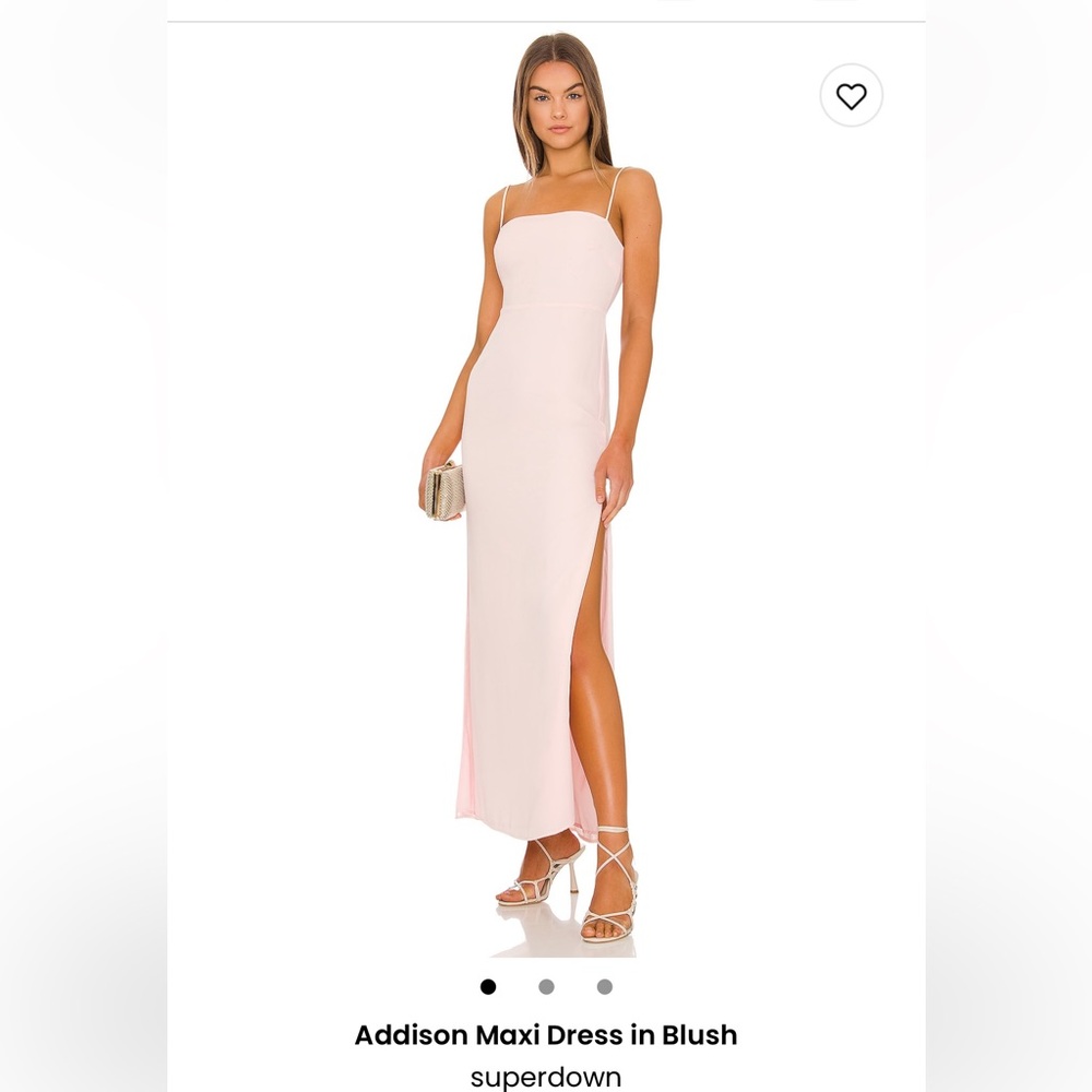 REVOLVE - Elegant Blush Maxi Dress